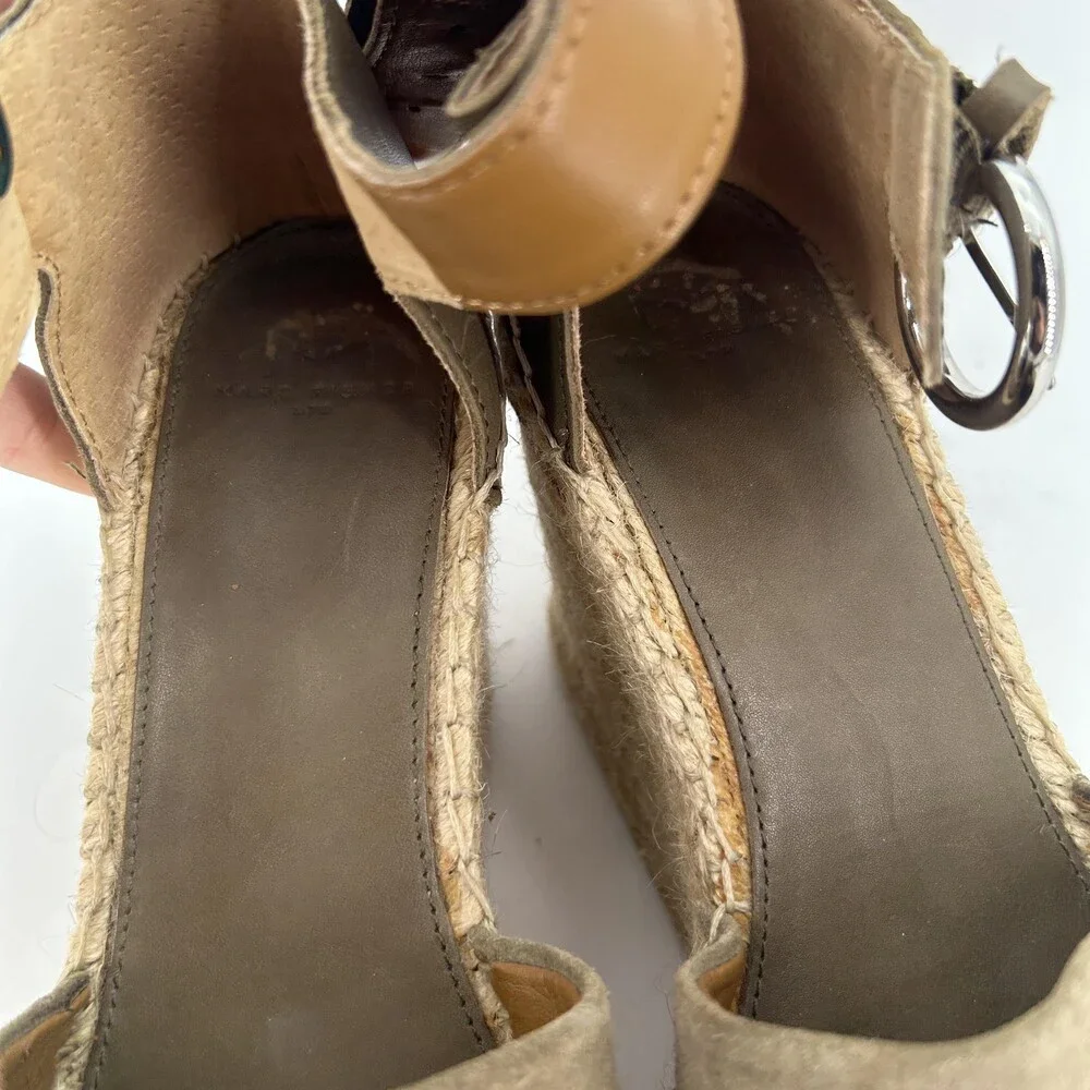 Marc Fisher Espadrille Sandals Shoes Womens Size 8 LTD MLAIDA Wedge Platform